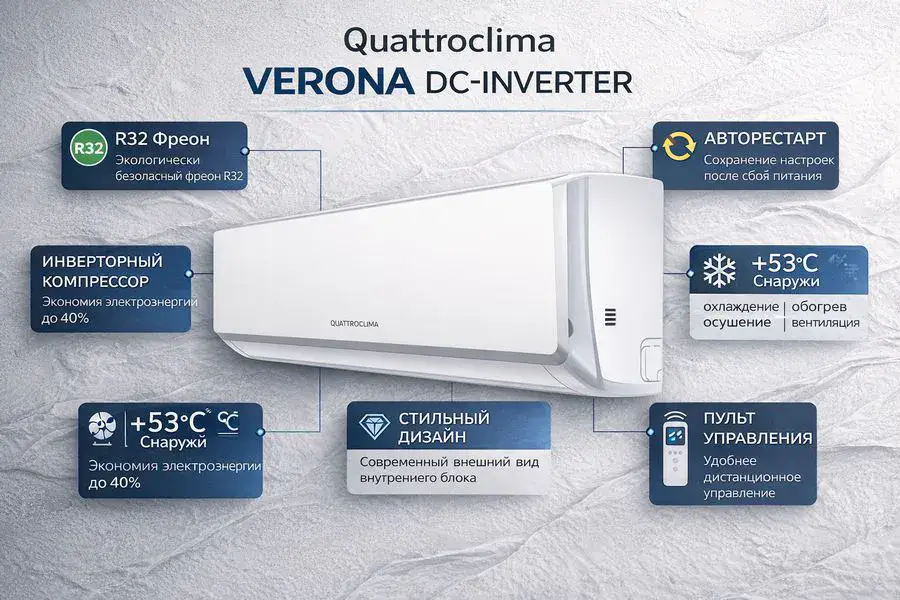 Кондиционер Quattroclima Verona